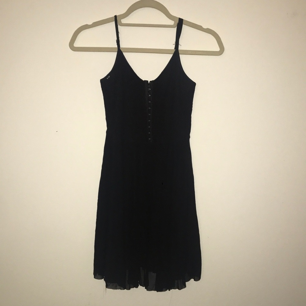 Black Lace Corset Dress